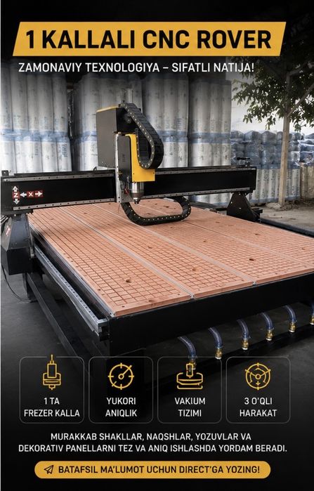 Aksiya! 1 Kallali cnc rover stanoklar