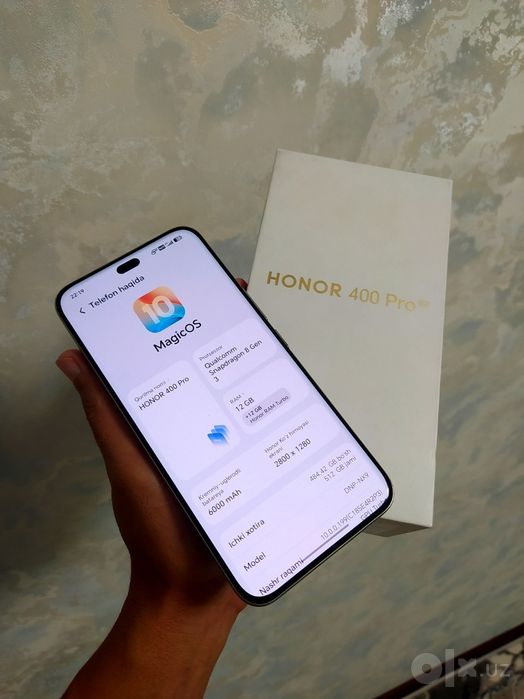 Honor 400 pro 12/512 Titan/seriy