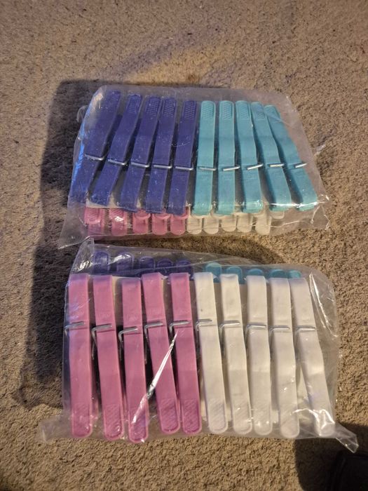 Superocazie !  15 pachete a cate 20 bucati clești de rufe WIHE-lan, Germania