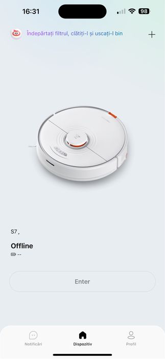 Aspirator inteligent roborock s7