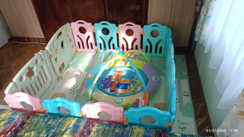 Активна гимнастика със звук и въртележка 120см.