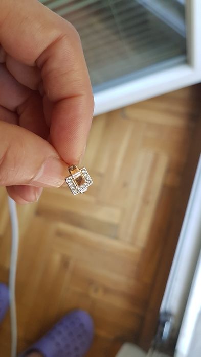 Позлатени обеци -нови