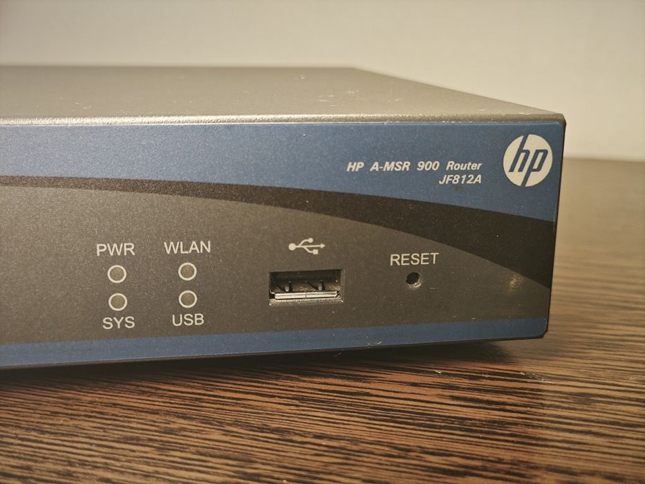 Router profesional HP A-MSR900 (JF812A) — Dual-WAN, complet funcțional ...