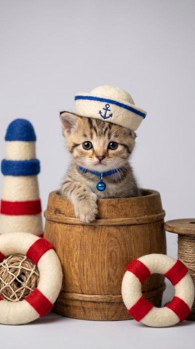 Котята, 2 месяца, домашние