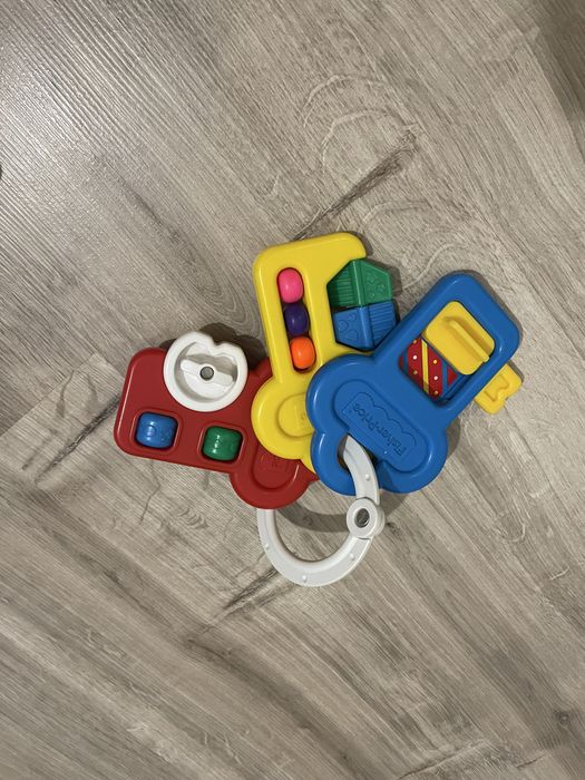 Jucarii din lemn, cheie Fisher Price si altele