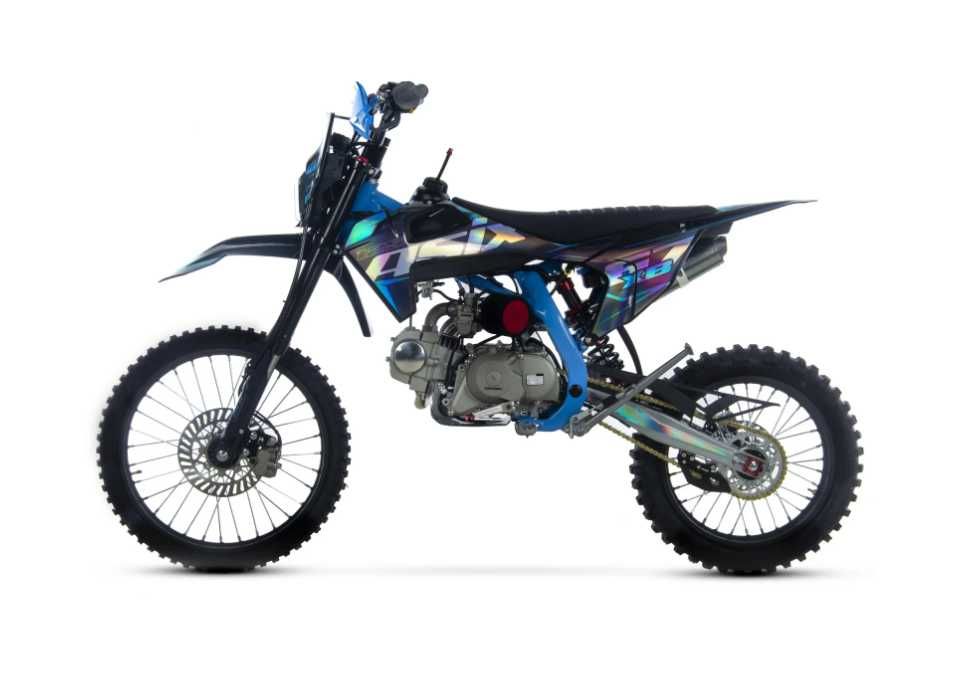 Motocicleta Enduro/Cross Asix XB67 125cc, 4T, 19"/16", negru/albastru