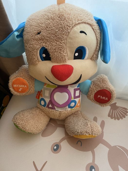 Fisher price играчки - куче, охльов, пиано, ябълка и книжка с рими