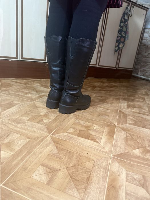 Сопоги зимние кожаные