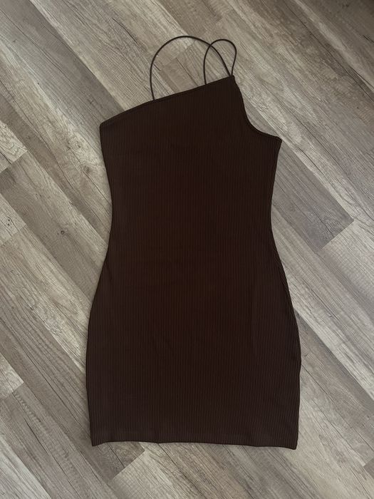 Кафява дамска рокля H&M