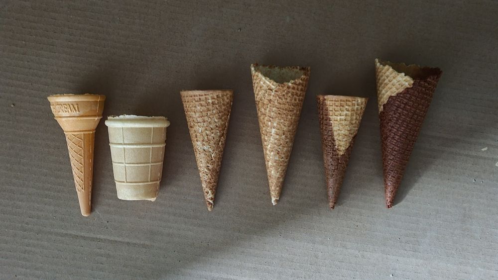 Рожки для мороженого стаканчики