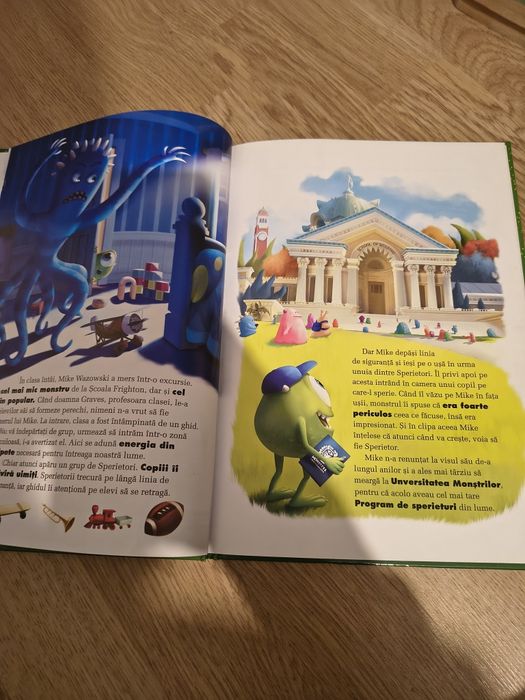 Carte...carte Universitatea Monștrilor editura egmont colecția filmelor Disney