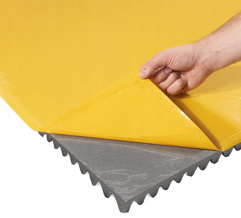 Burete izolator fonic si acustic adezivat pentru pereti, Placa2mp,NOU!