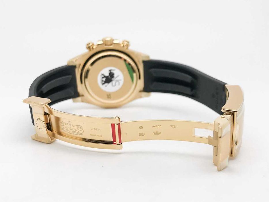 Rolex Daytona 126518 40mm – жълто злато, керамичен безел, бял циферблат – реални снимки