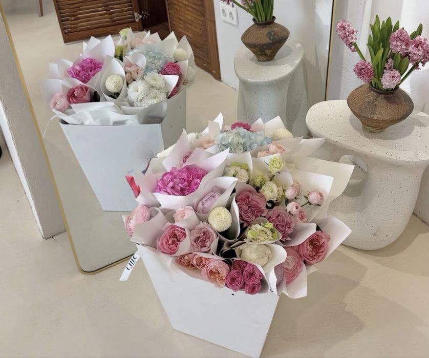 Цветы букет разные