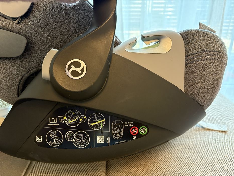 Vand scoica Cybex Cloud T Plus culoare Mirage Grey