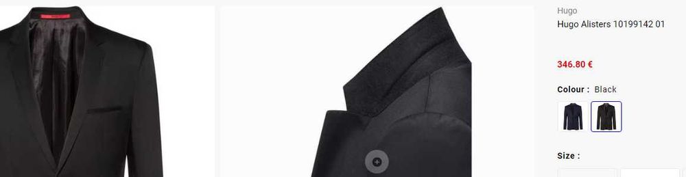 Sacou Hugo Boss, L, 100% lana, nou, cu dovada achizitiei - 346 €