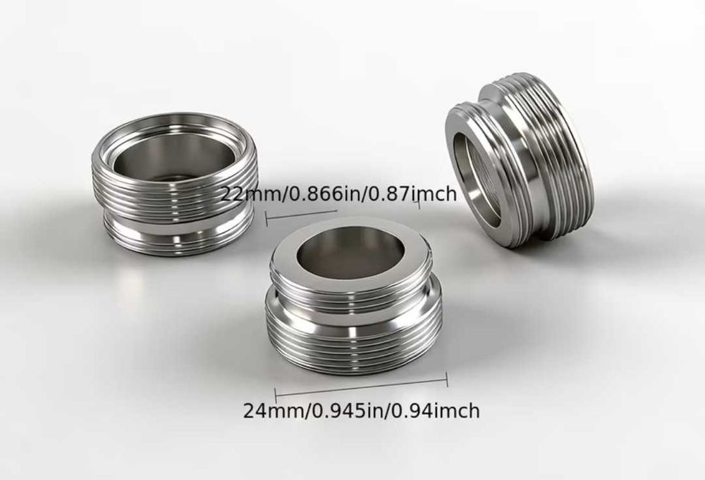 Адаптеры-фильтры для крана - M24-M22, металлические резьбовые
