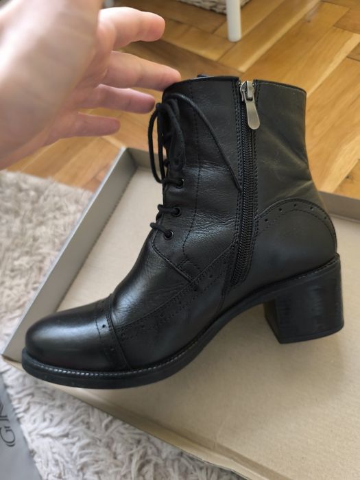Кожени боти - Грация + подарък стелки