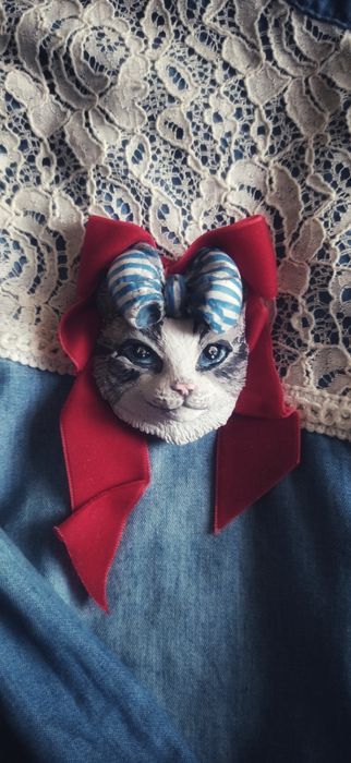 Брошка Кошка Руби