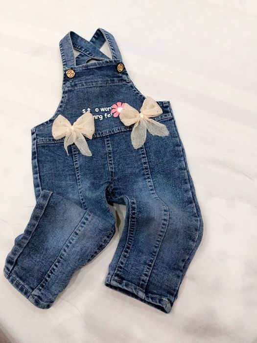 джинсовый комбинезон для девочки!