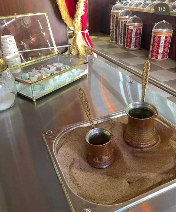 Toneta turceasca cafea la nisip