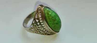 Кольцо серебряное с камнем БИРЮЗА