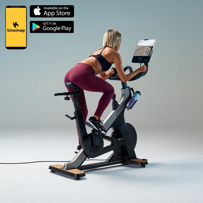 Bicicletă Biking conectată Training bike - produs resigilat Decathlon