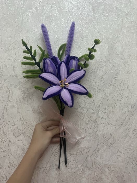 Букеты из синельной проволоки