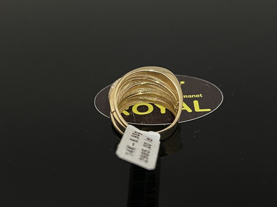Bijuteria Royal CB: Inel dama aur 14k 6,93gr