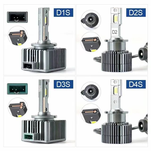 Set 2 Becuri LED D1S D2S D3S D4S D5S D8S 12V 35W 40000 LM 6000K