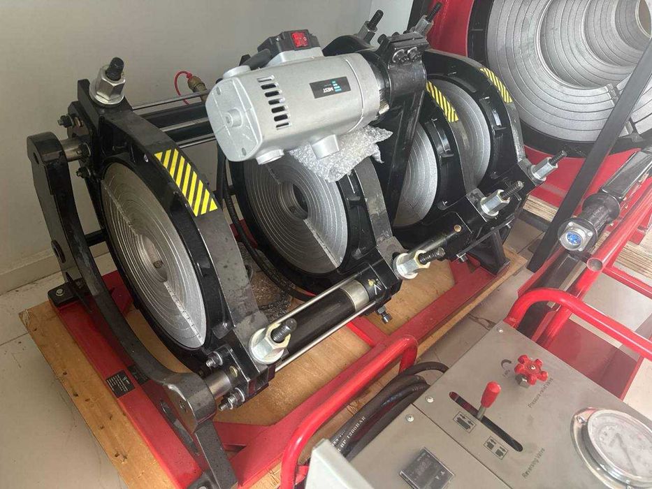 Сварка ПНД 200–450 мм HDPE butt welding пайка гидравлический svarka