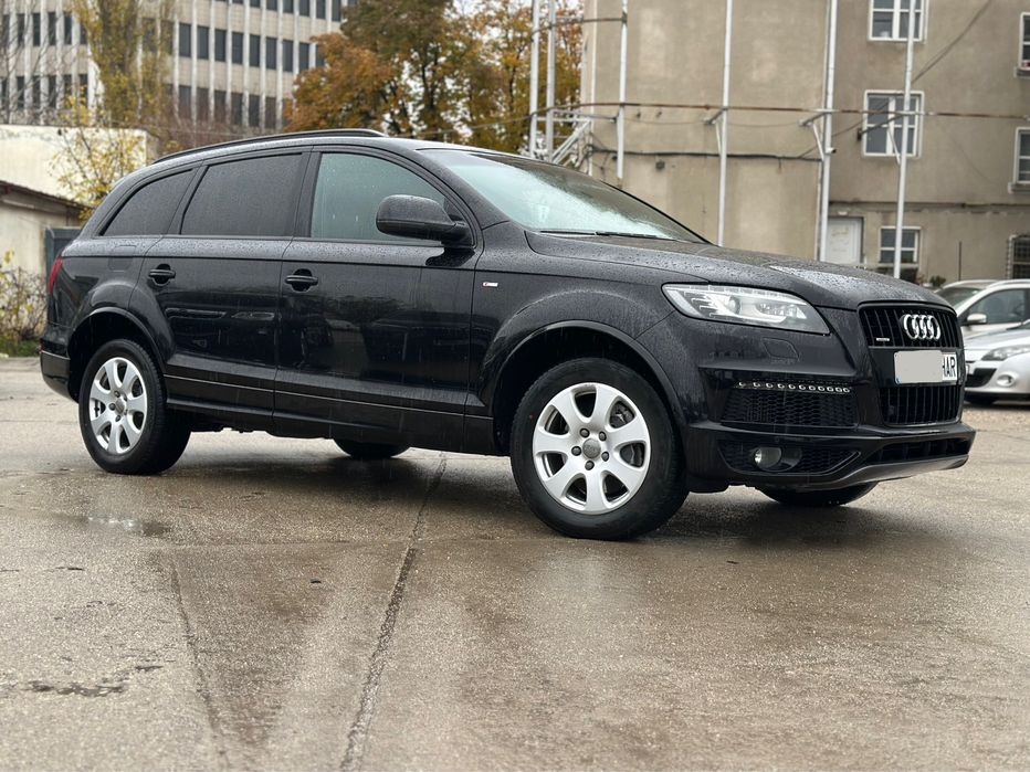 Audi Q7 sline plus/an fab 2014/zero daune in istoric/stare noua