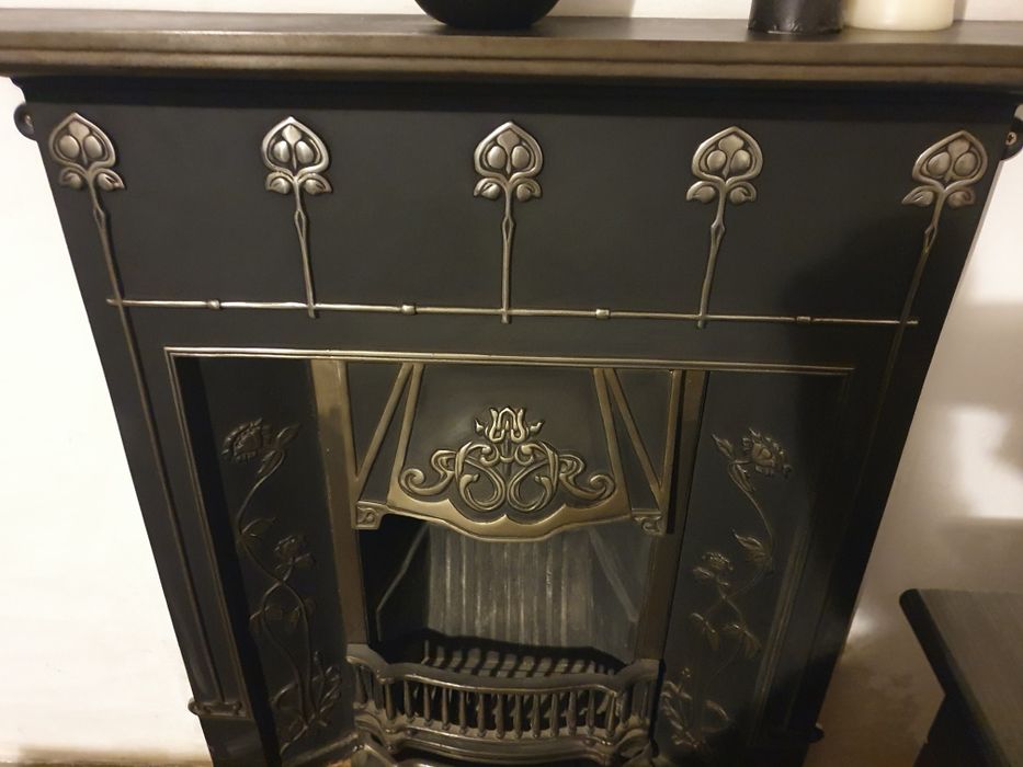 Mască  șemineu Art Deco