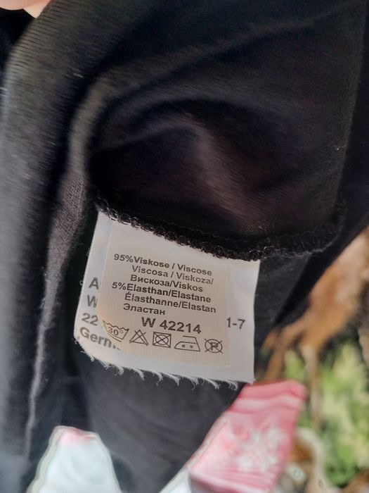 Tricou / Bluză casual de damă – Negru, decolteu în V cu fermoar, Mărimea L / XL