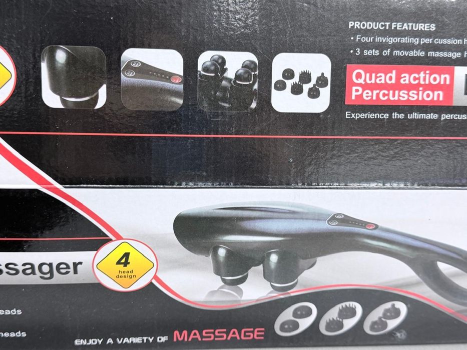 Массажер Дельфин с 4 насадками