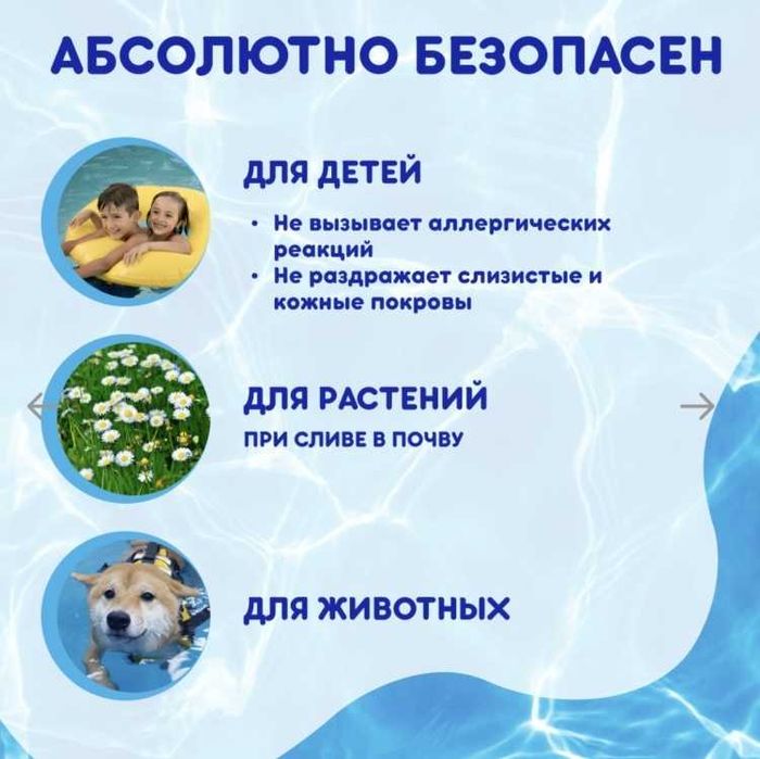 Химия для бассейна, для водоема Анавидин 1Л