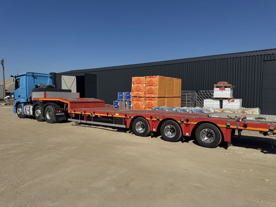 Trailer Kassbohrer L3E dublu extensibil