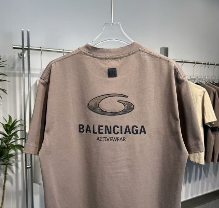 Tricou Balenciaga Brown  T-Shirt Maro [Verificare Colet] Caliate Premium