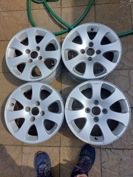 4ри бр алуминиеви джанти 4×108; 15цола; ет 27 от Пежо и Ситроен