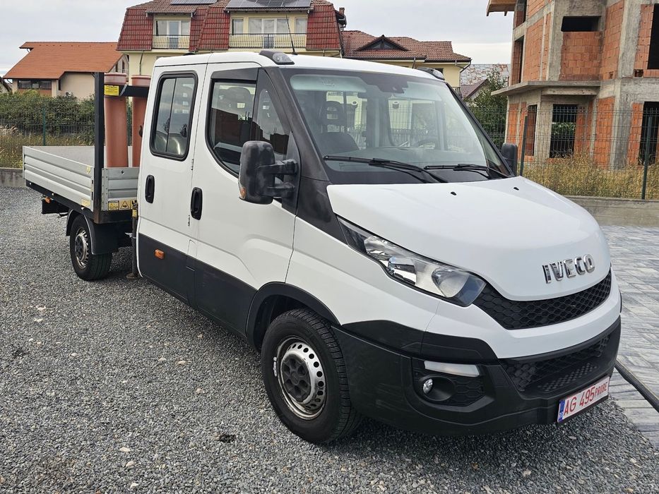 Iveco Daily 2.3 Diesel - 7 locuri + bena/platforma + macara
