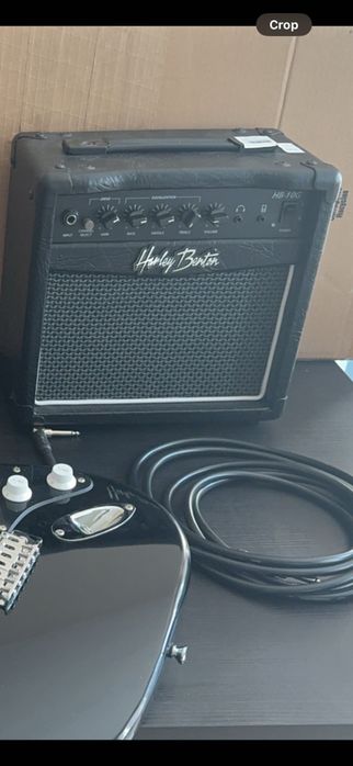 Harley Benton Guitar Amplifier + Guitar Cable – Great Condition