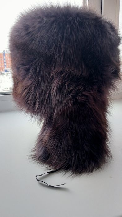 Шапка ушанка песцовая новая