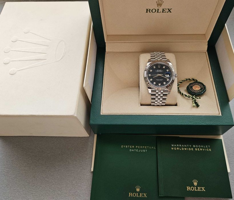 Rolex Datejust 41 Blue Diamonds Dial