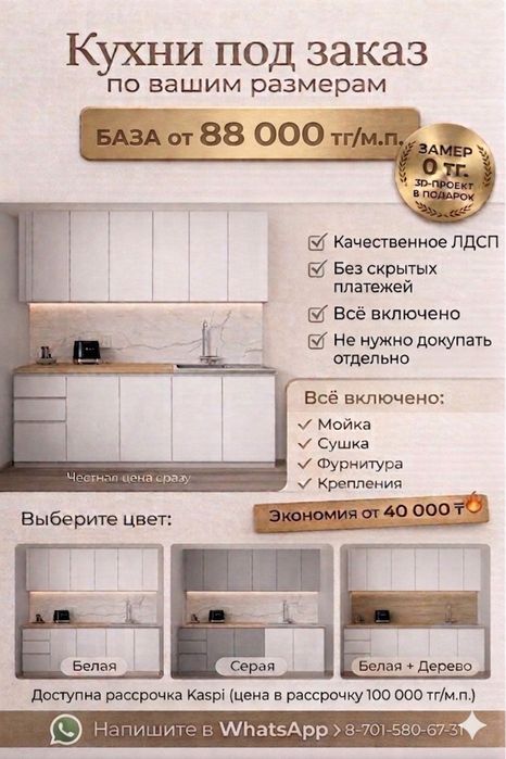 Кухонный гарнитур лдсп модели