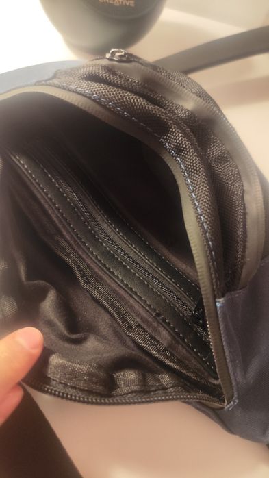 Чанта за кръст - тъмно синьо