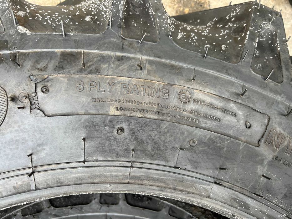 14.9-28 pentru tractor spate cu 8 pliuri marca MRL anvelope noi