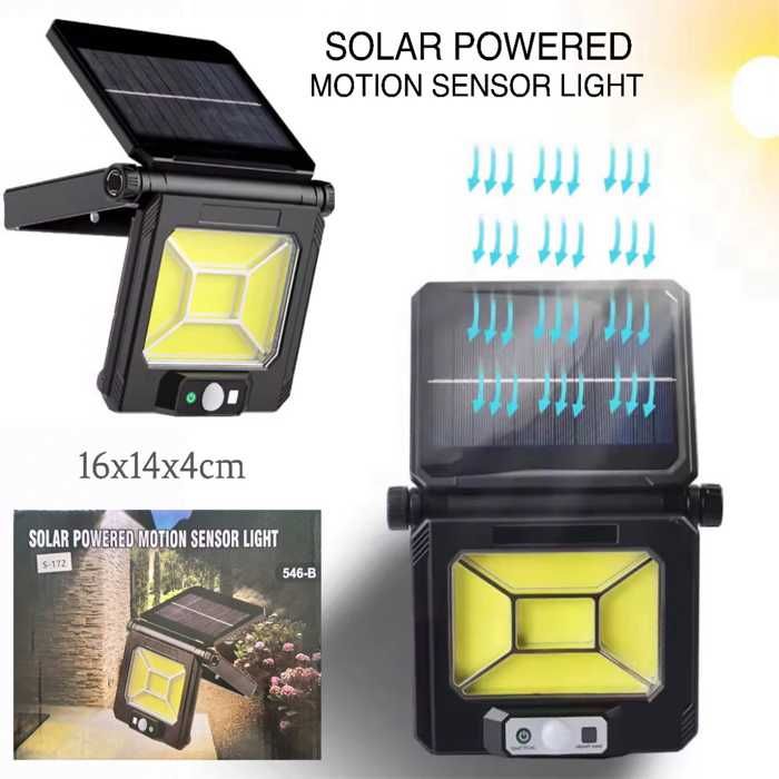 Соларен LED прожектор 50W с дистанционно