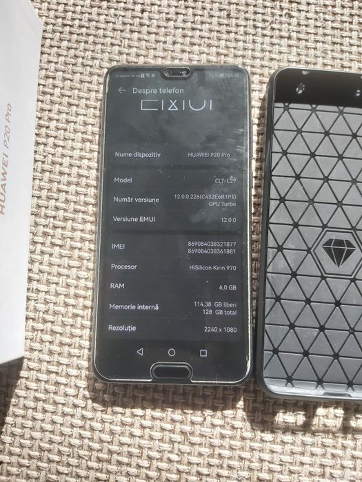 Vand Huawei P20 Pro
