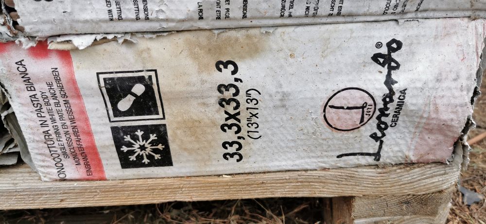 Gresie scara sau treapta albastra 33x33cm placa Leonardo