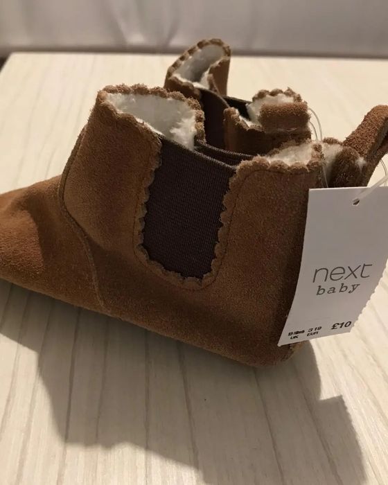 Geaca de blugi Next, 68 cm + blugi + ugg + bentite